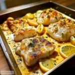 Cabillaud au Four à la Moutarde et Crème Citronnée