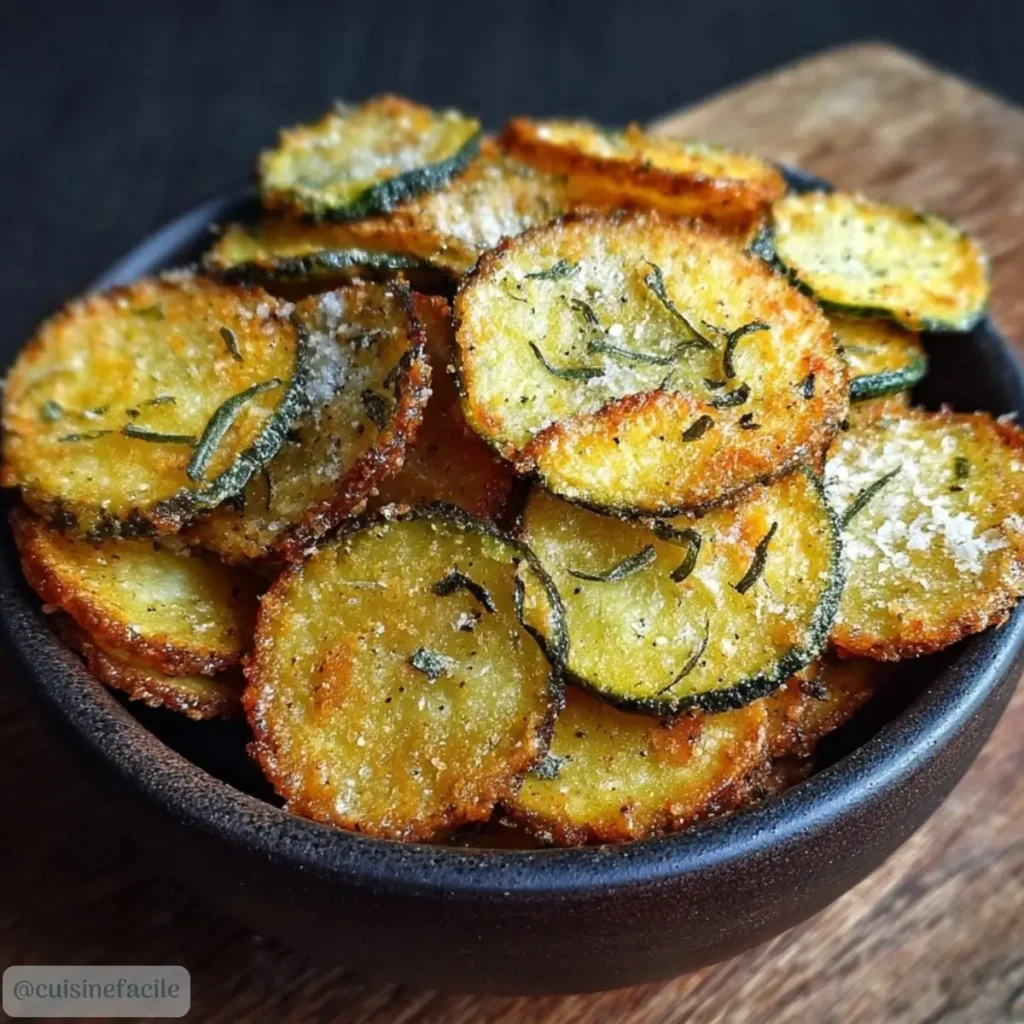 Chips de Courgettes Croustillantes au Four