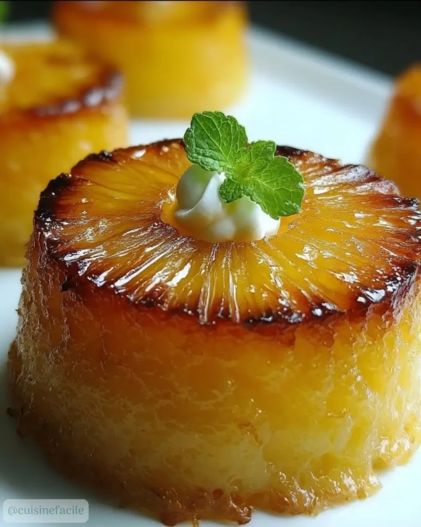 Comment préparer les Petits Moelleux Renversés à l'Ananas & Mascarpone
