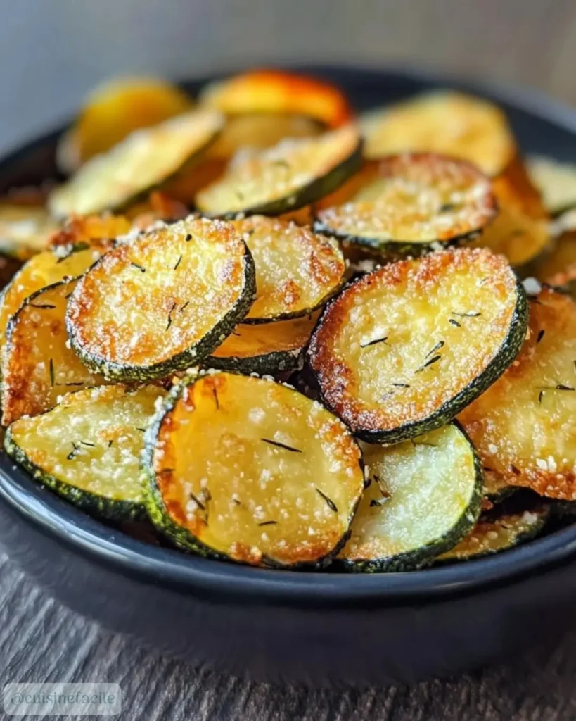 Ingredients Chips de Courgettes Croustillantes au Four