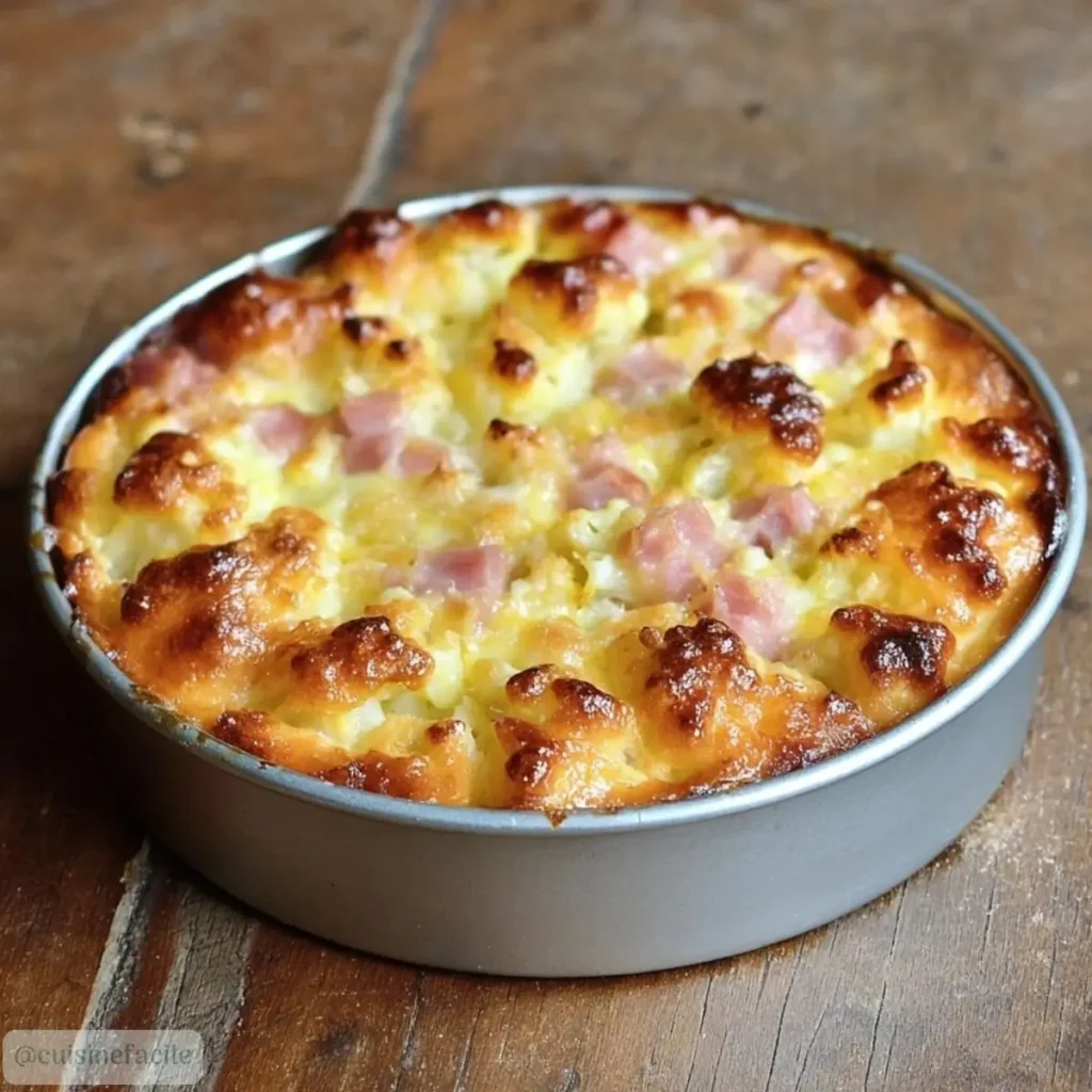 Clafoutis de Chou-Fleur au Jambon