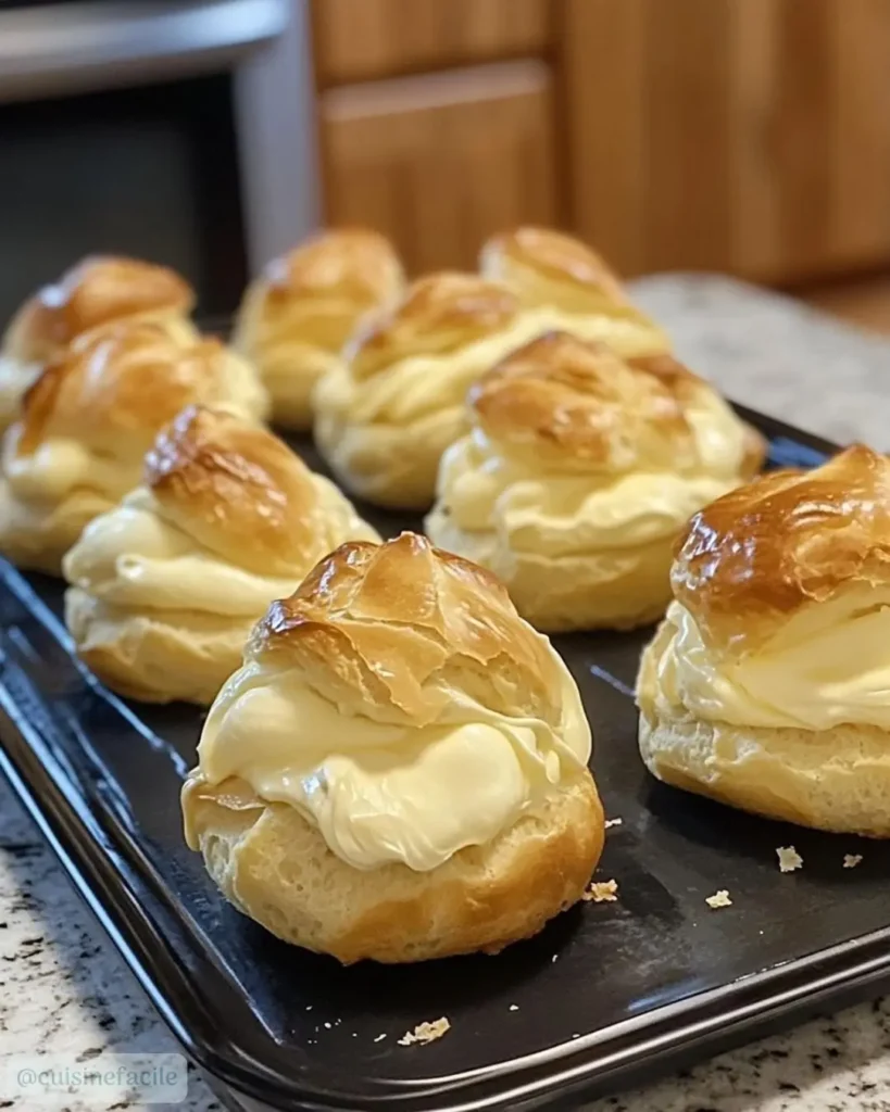 Comment préparer des Choux à la crème pâtissière