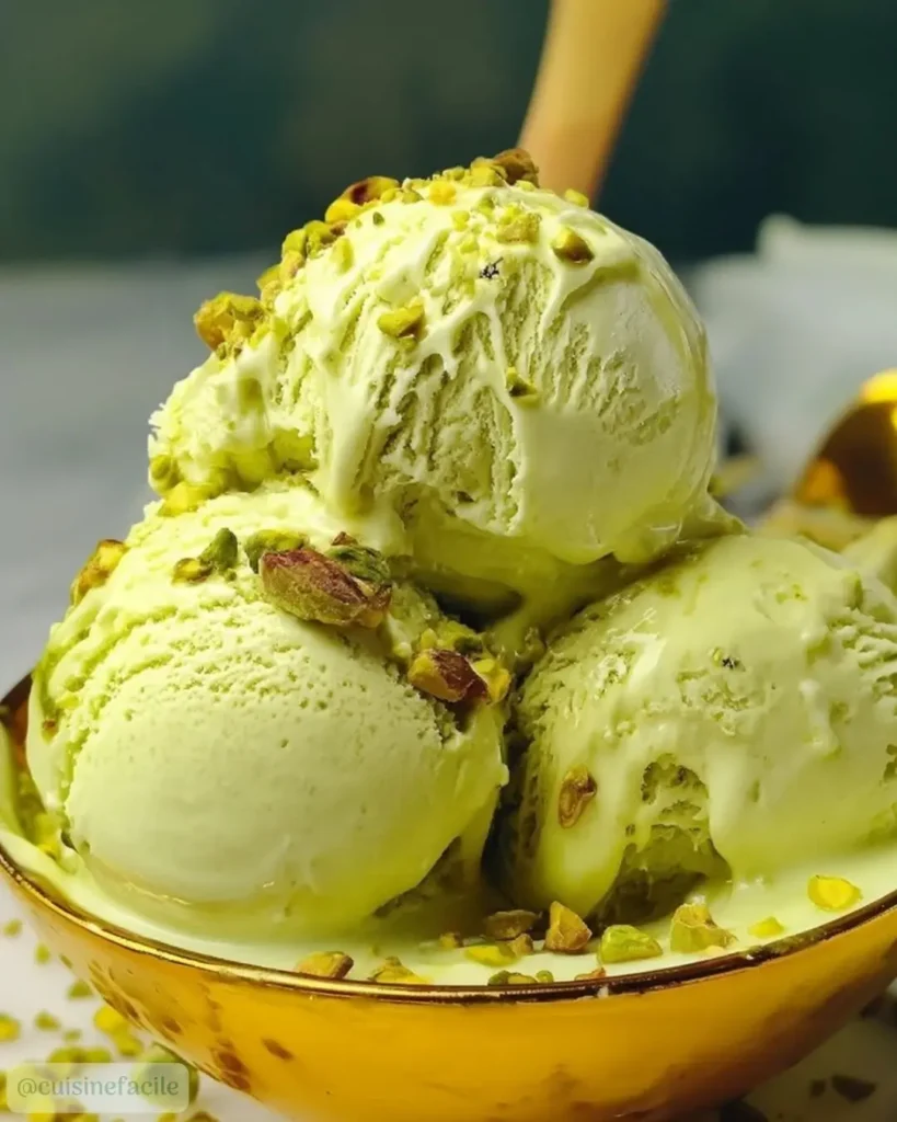 Comment préparer la Glace italienne à la pistache