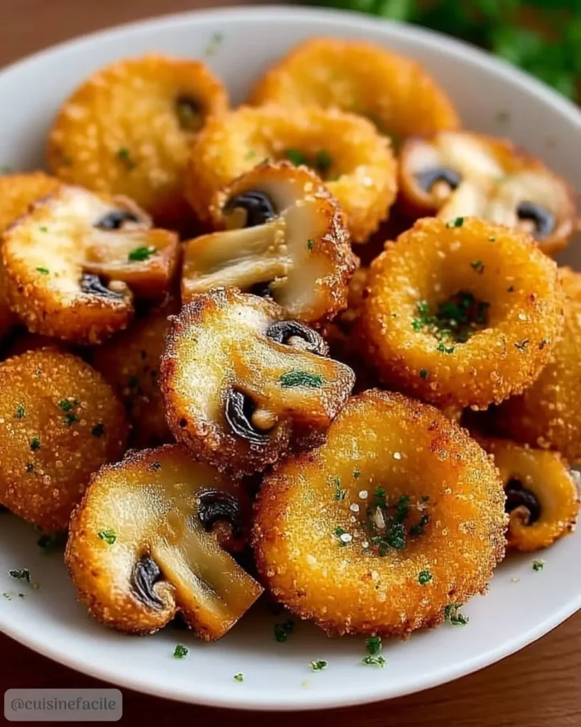 Comment préparer les Champignons Panés Croustillants