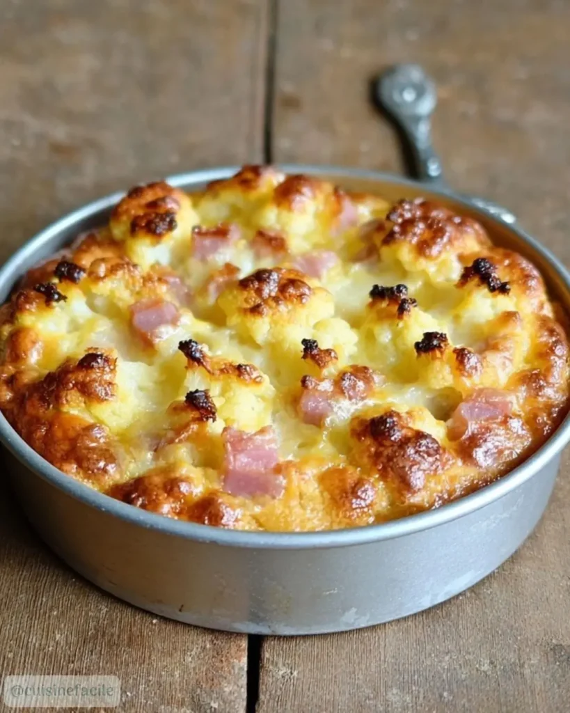 Pourquoi vous allez adorer ce Clafoutis de Chou-Fleur au Jambon