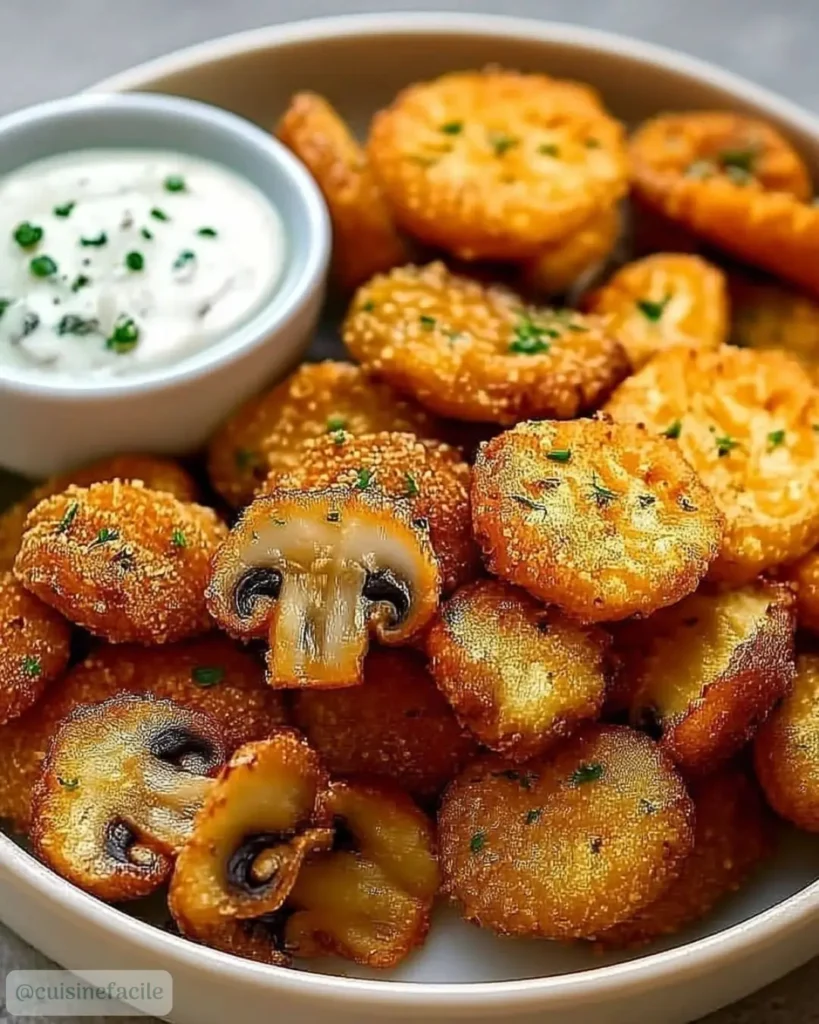 Pourquoi vous allez adorer ces Champignons Panés Croustillants