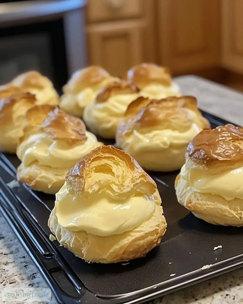 Choux à la crème pâtissière