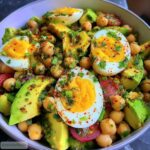Salade d'Avocat, Œuf et Pois Chiches
