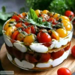 Tiramisu Salé Tomates & Mozza